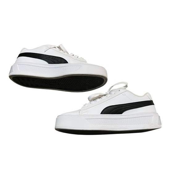 PUMA Smash V3 Platform Sneakers Sz 8.5 - Picture 4 of 8